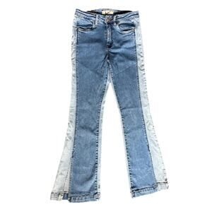 Kut From The Kloth Ana High Rise Flare Jeans Women's Size 4 Blue Light .